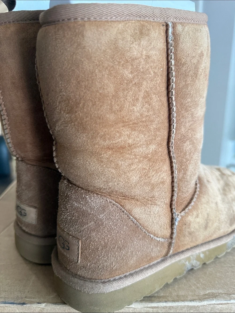 UGG Classic Short II Boots In The Chestnut color